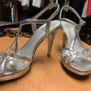 Silver heels